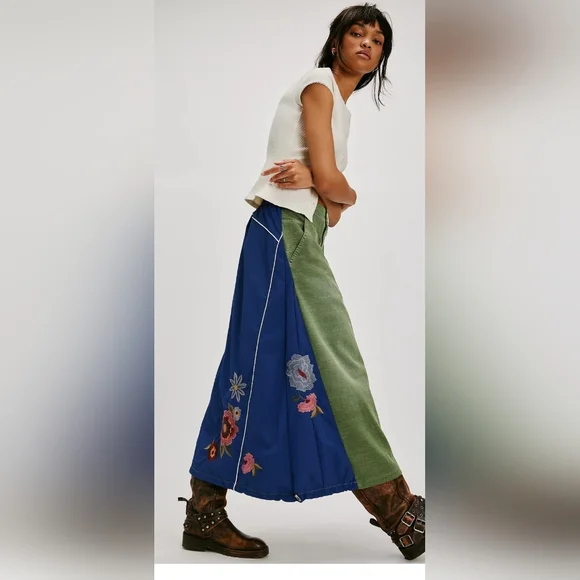 NWT Free People Front Runner Maxi Skirt Sold Out!! Size Small - Picture 3 of 12